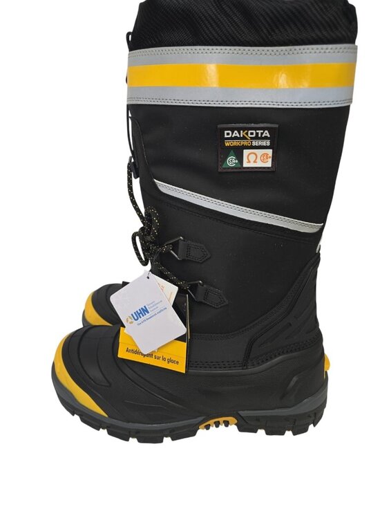 DAKOTA Men\'s Rigmaster Syntrol Composite Toe IceFX Winter Boots 8524 Black 8M